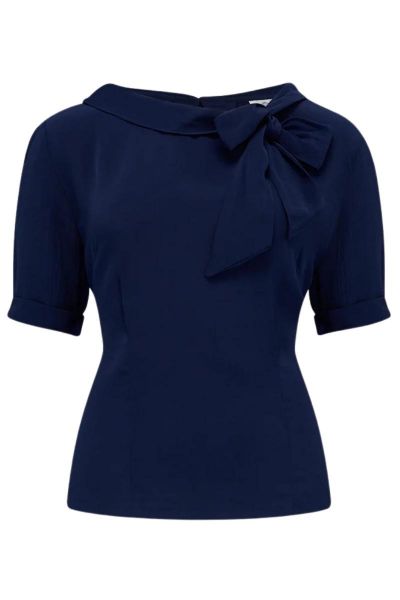 Blouse, SEAMSTRESS OF BLOOMSBURY Cindy Navy