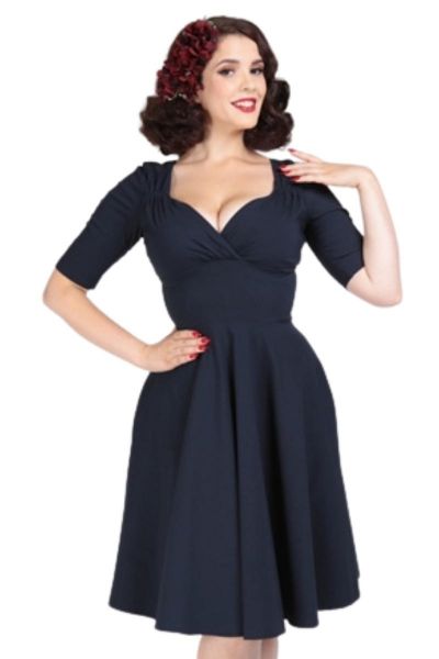 Swing Dress, Trixie Doll Navy