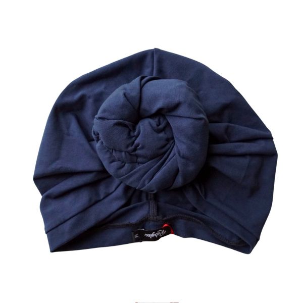 RUBYLEA Turban, GRETA Navy Tricot