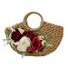 Bag, FLOWER Red&White Large