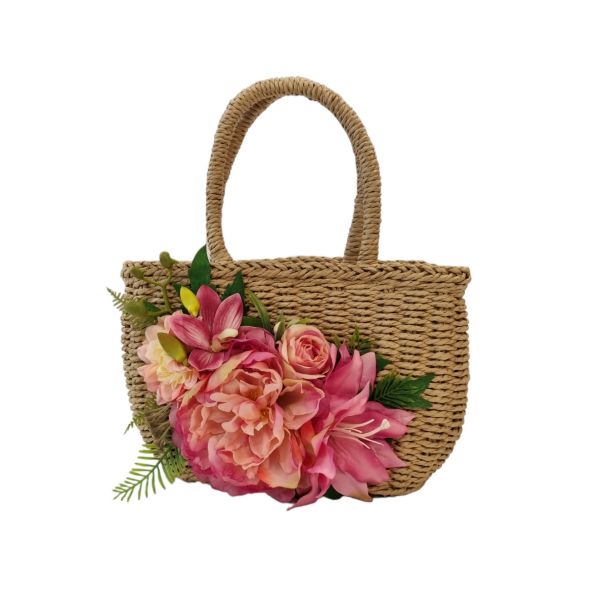 Bag, FLOWER Pink Midi