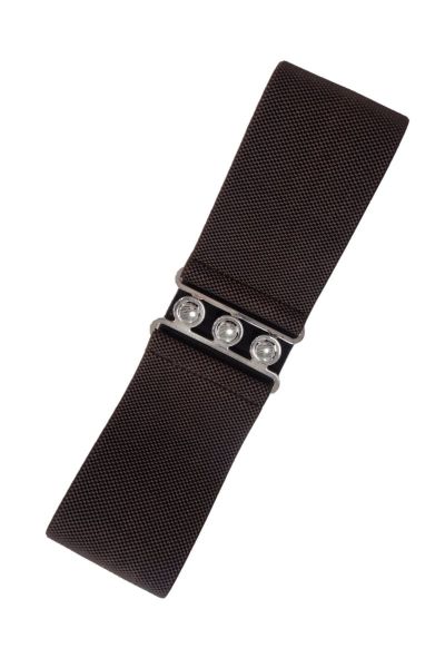 Belt, Vintage Stretch Dark Brown