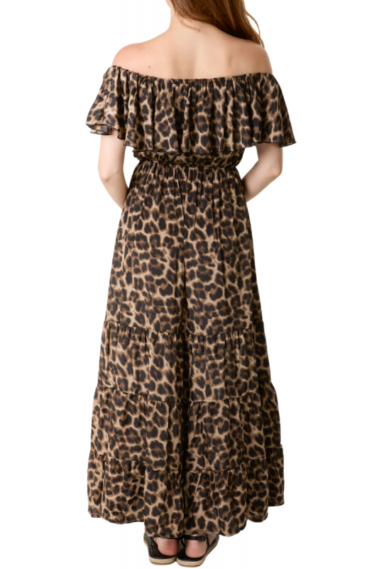 Maxi Dress, BARDOT Leopard