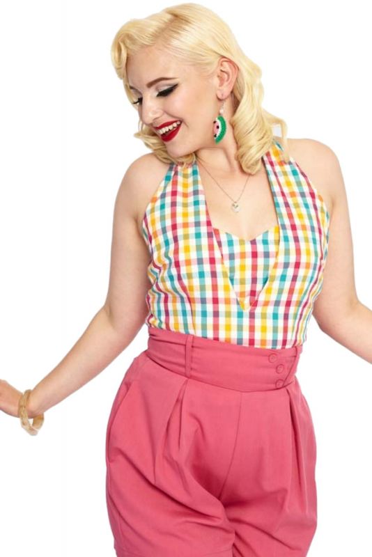 Top, MIDGE Gingham (2152)