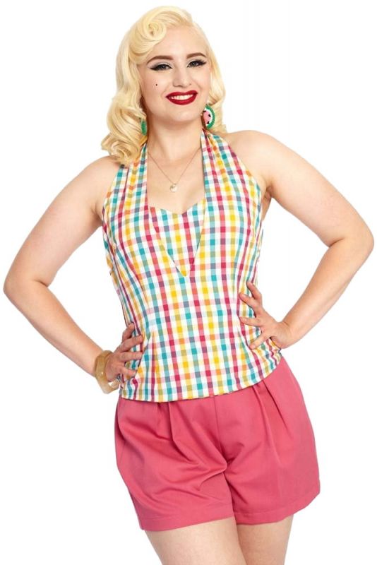 Top, MIDGE Gingham (2152)