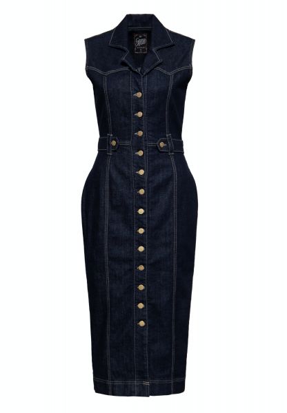 Pencil Dress, QUEEN KEROSIN Western Denim