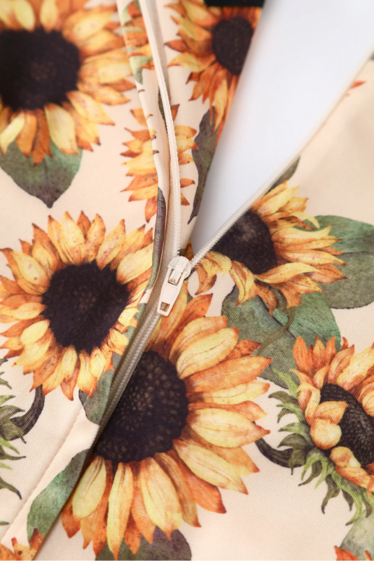 Swing Dress, LILY 50s Sunflower (873)
