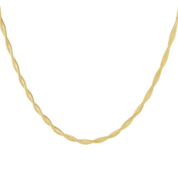 Necklace, TWIST Gold