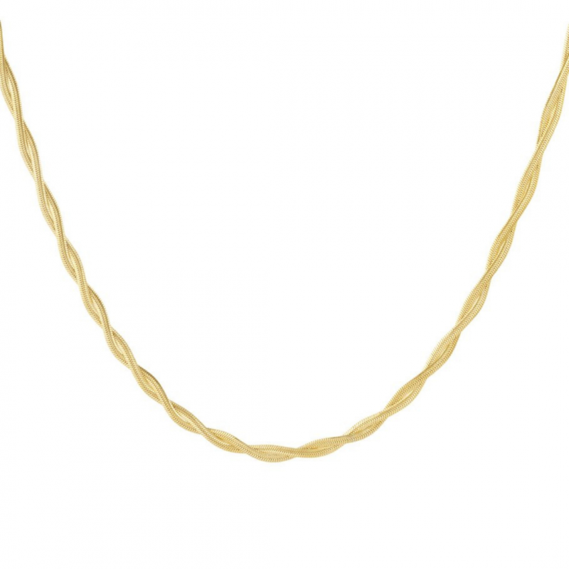 Necklace, TWIST Gold