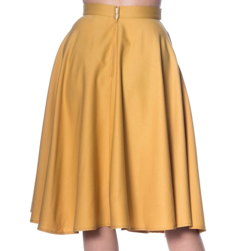 Swing Skirt, DI DI Mustard (2278)