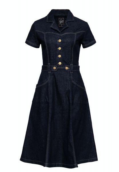 Swing Dress, QUEEN KEROSIN Western Denim