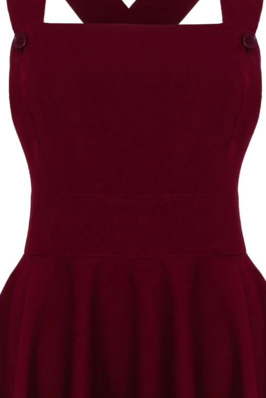 Pinafore Dress, PATTI Burgundy (40497) 