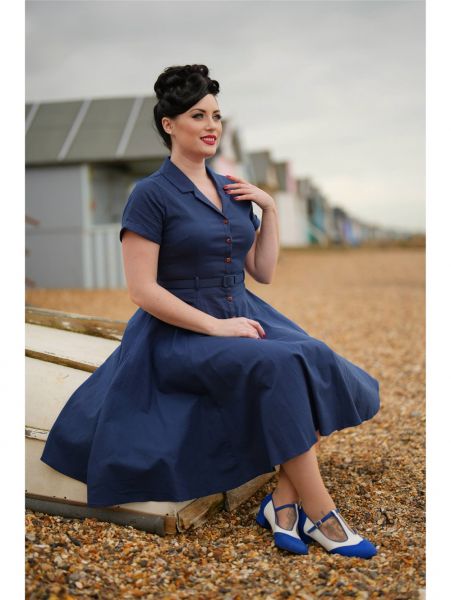 Swing Dress, CATERINA NAVY