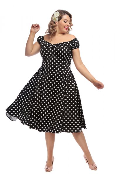 Kellomekko, DOLORES Black Polkadot