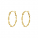 Earrings, TWIST Gold