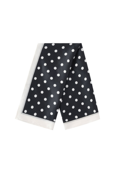 Scarf, POLKADOT Black