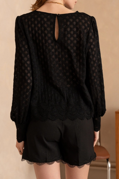 Pusero, LULU Black Lace