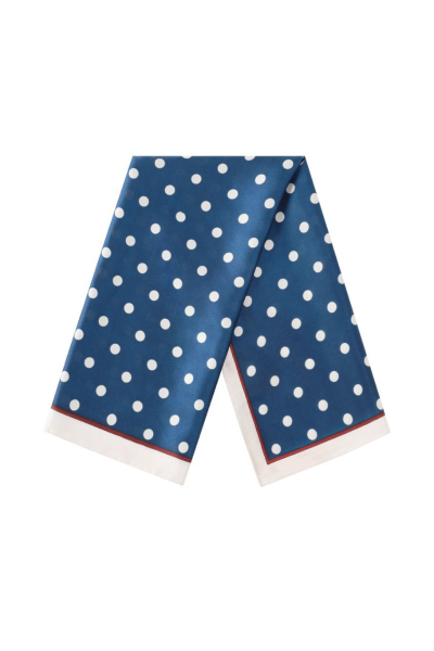 Scarf, POLKADOT Blue