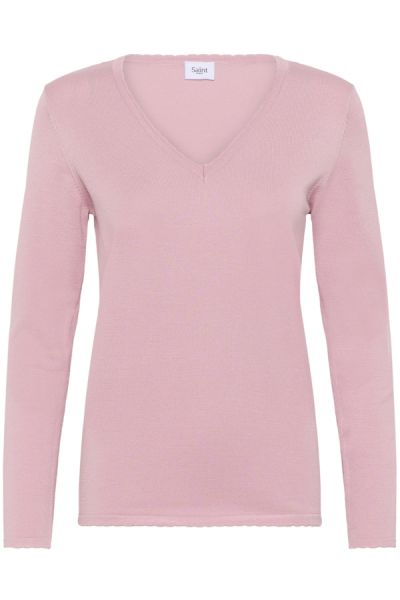 Pullover, MILA V-neck Pink Nectar