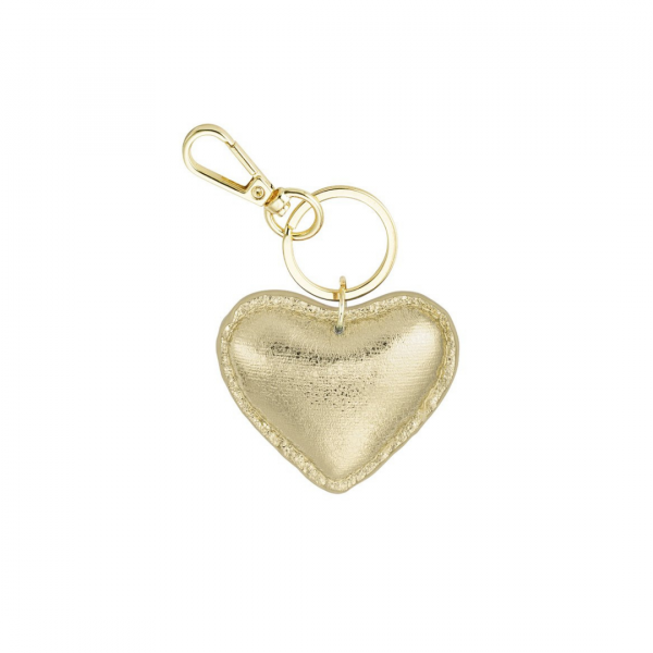 Keyring/Bag Accessory, HEART Gold