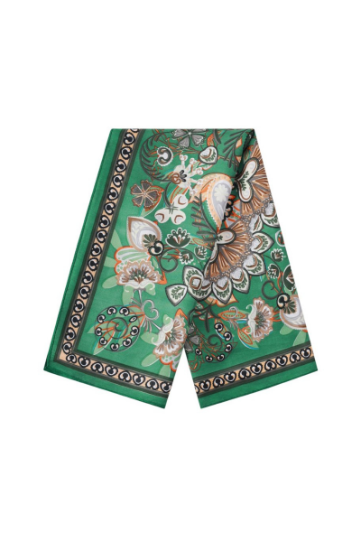 Scarf, FLOWER Green