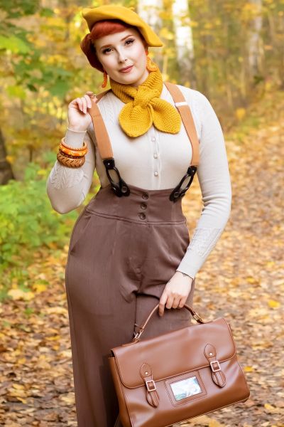 Trousers, HER FAVOURITES Brown (31111)