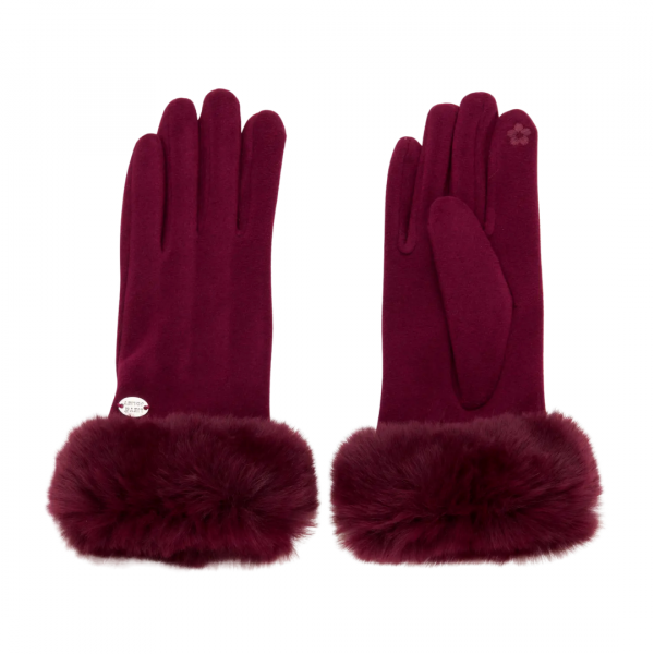 Gloves, LANE Burgundy