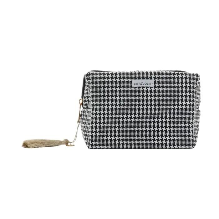 Cosmetic Bag, PIED DE POULE Small