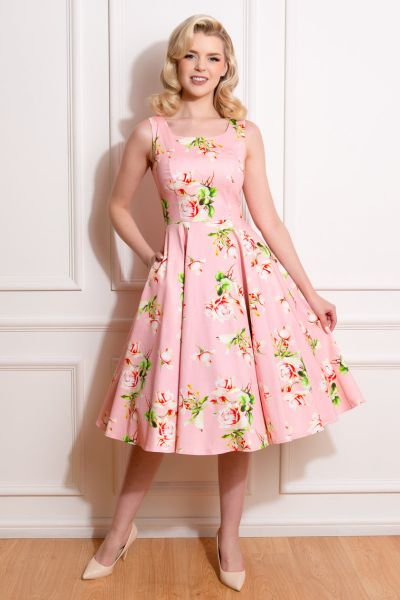 Swing Dress, LESLIE Floral (382)