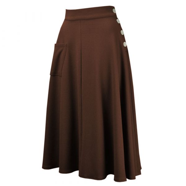 Skirt, 40s WHIRLAWAY Brown