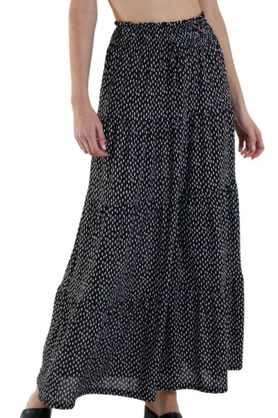 Maxi Skirt, BLACK SPOTS
