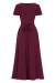 Maxi Dress, LYRA Rasberry Wine