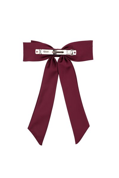 Hair Bow, LOVELY Burgundy