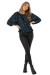 Pusero, CC Jewel Plisse Teal Blue