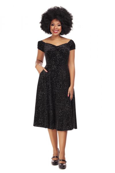 Swing Dress, DOLORES Glitter Drops