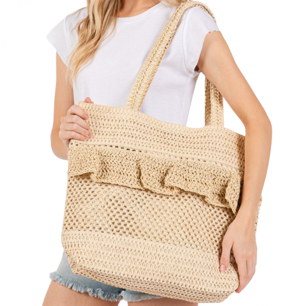 Summer Bag, RUFFLE Natural