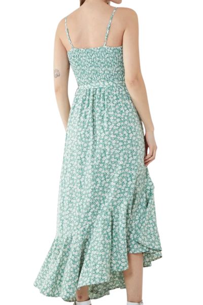 Maxi Dress, MARY Floral Vintage Green