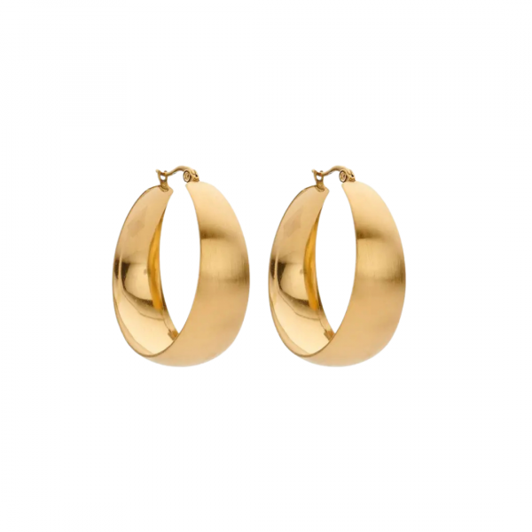 Earrings, HOOPS Gold