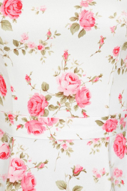 Swing Dress, HEPBURN Vintage Rose
