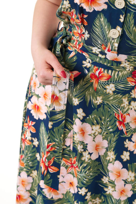 Dress, PRETTY RETRO 40s Shirt Tiki