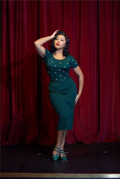 Pencil Dress, DANIELA Knitted