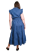 Maxi Dress, RUFFLE Denim Plus