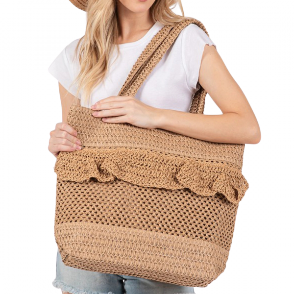 Summer Bag, RUFFLE Brown