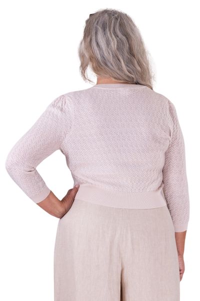 EMMY Cardigan, Delightful Daytime Ivory Melange