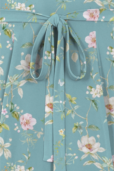 Swing Dress, LYRA Teal Summer Floral