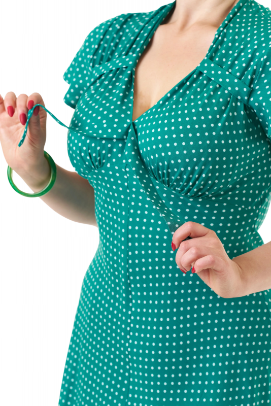 Mekko, PRETTY RETRO Tea Green Polka
