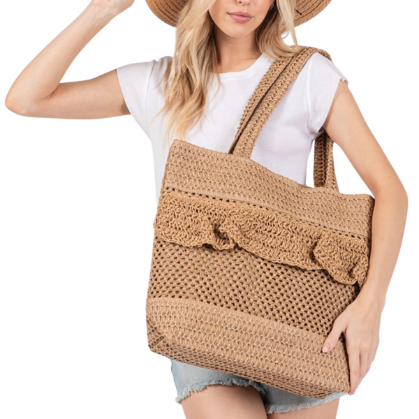 Summer Bag, RUFFLE Brown
