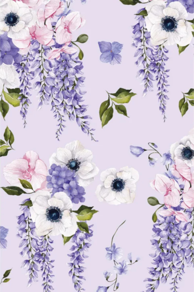 Maxi Dress, LYRA Lilac Wisteria