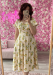 Swing Dress, LYRA Lemon Gingham