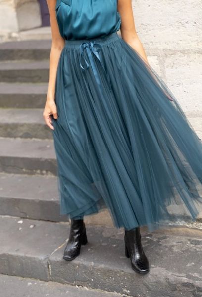 Tulle Skirt, PARIS Teal